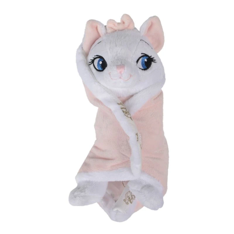 Disney Marie Le Chat Peluche Couverture Blanc Rose 3 Disney Marie Le Chat Peluche Couverture Blanc Rose