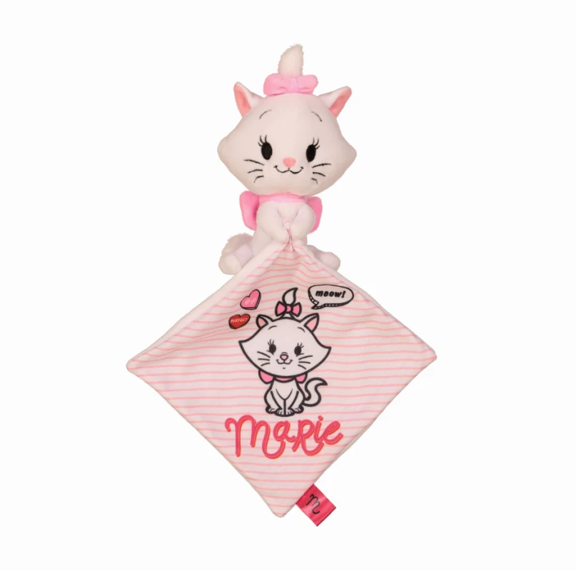 Disney Marie Le Chat Doudou Mouchoir Cutie Blanc Rose 25 Cm 3 Disney Marie Le Chat Doudou Mouchoir Cutie Blanc Rose 25 Cm