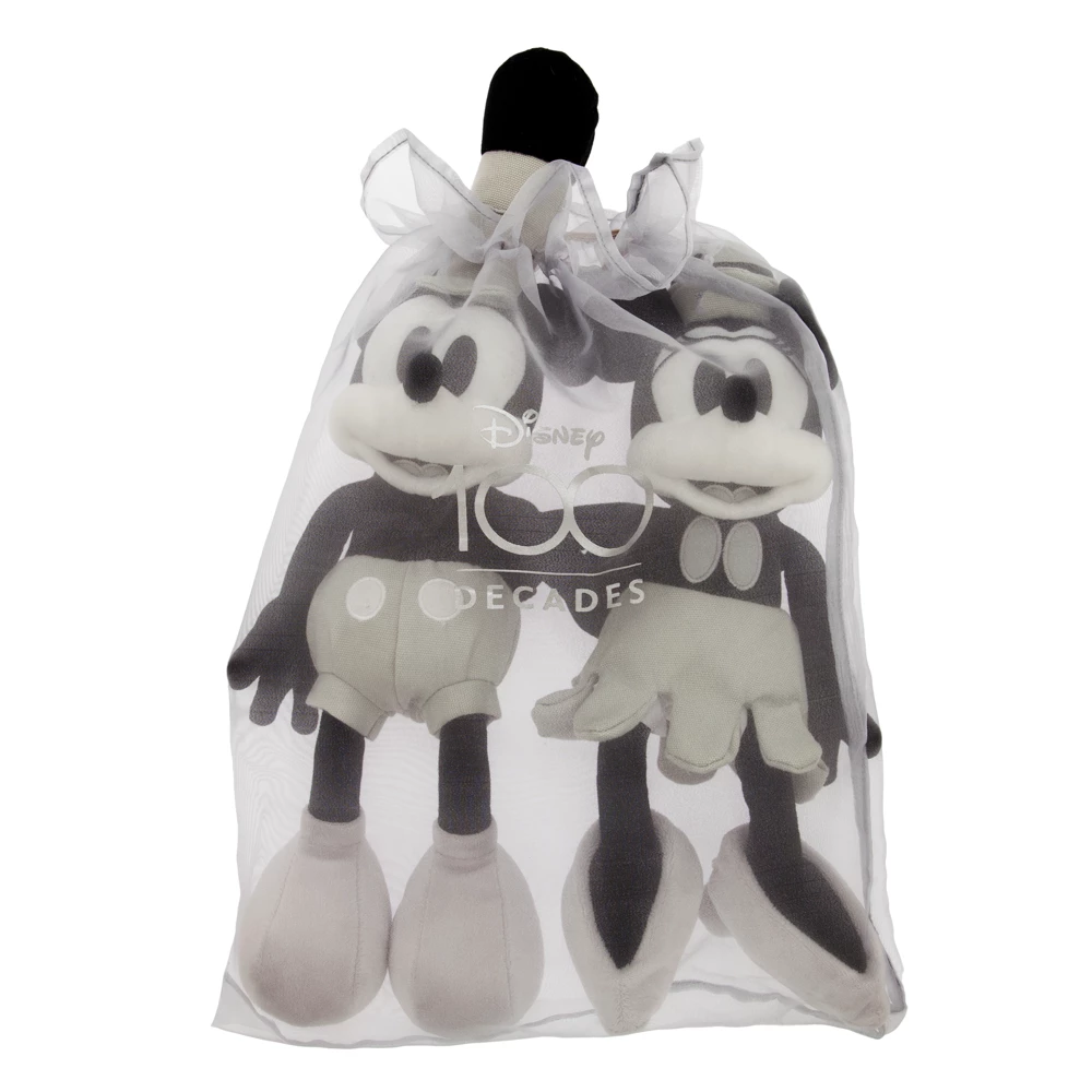 Ensemble De Petites Peluches Mickey Et Minnie Steamboat Willie Disney100 Decades 6 Ensemble De Petites Peluches Mickey Et Minnie Steamboat Willie Disney100 Decades – Image 4