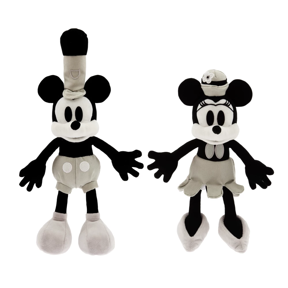 Ensemble De Petites Peluches Mickey Et Minnie Steamboat Willie Disney100 Decades 3 Ensemble De Petites Peluches Mickey Et Minnie Steamboat Willie Disney100 Decades