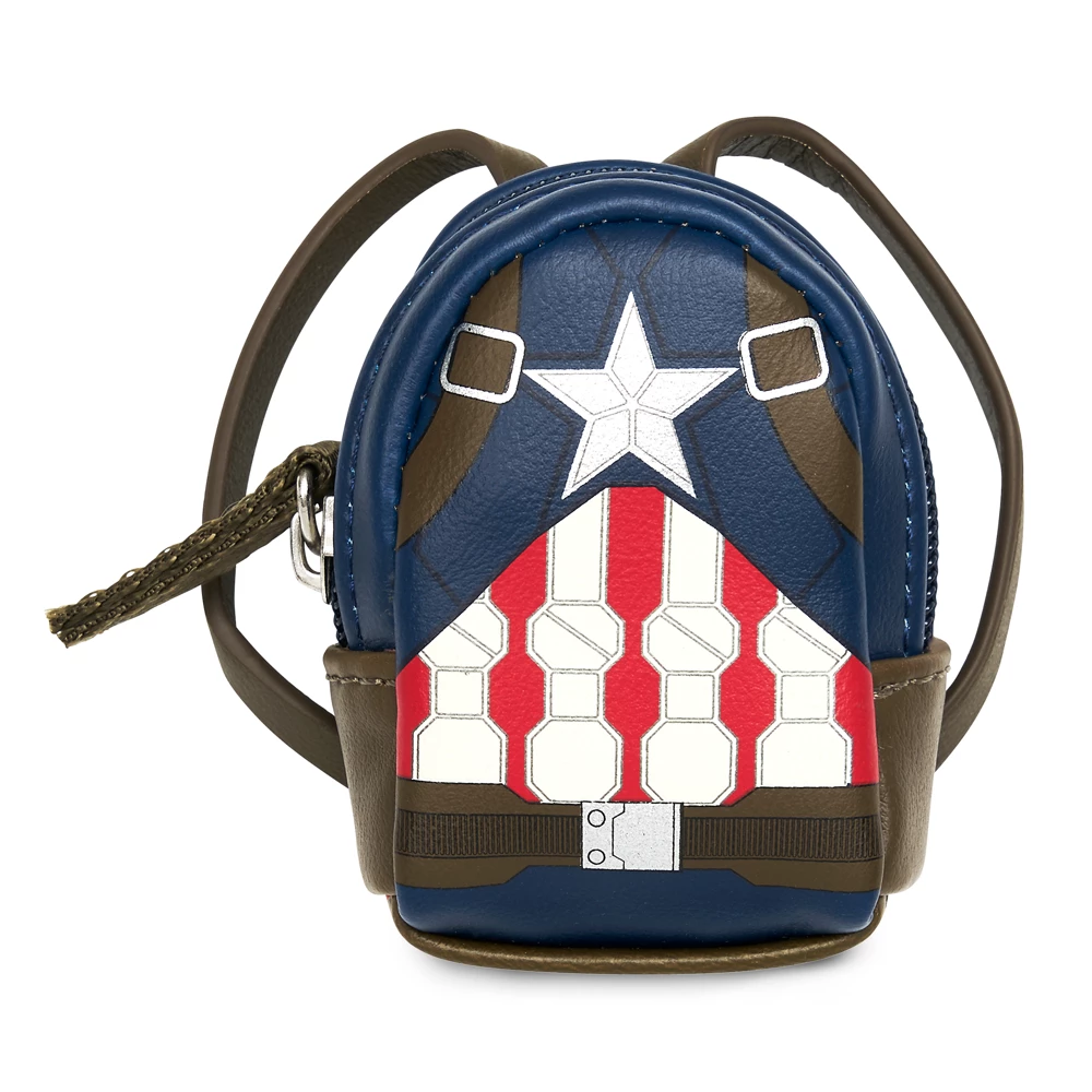 Loungefly Sac à Dos Captain America Pour Petite Peluche NuiMOs 3 Loungefly Sac à Dos Captain America Pour Petite Peluche NuiMOs