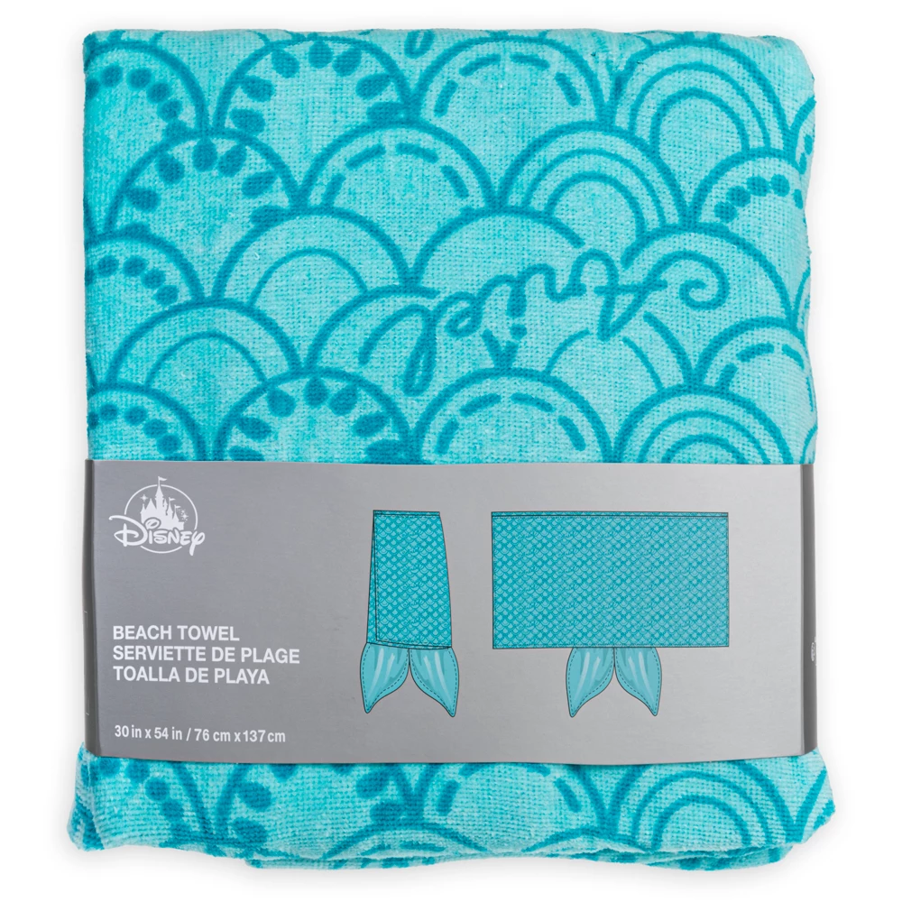 Disney Store Serviette De Plage Queue De Sirène La Petite Sirène Pour Enfants 6 Disney Store Serviette De Plage Queue De Sirène La Petite Sirène Pour Enfants – Image 4