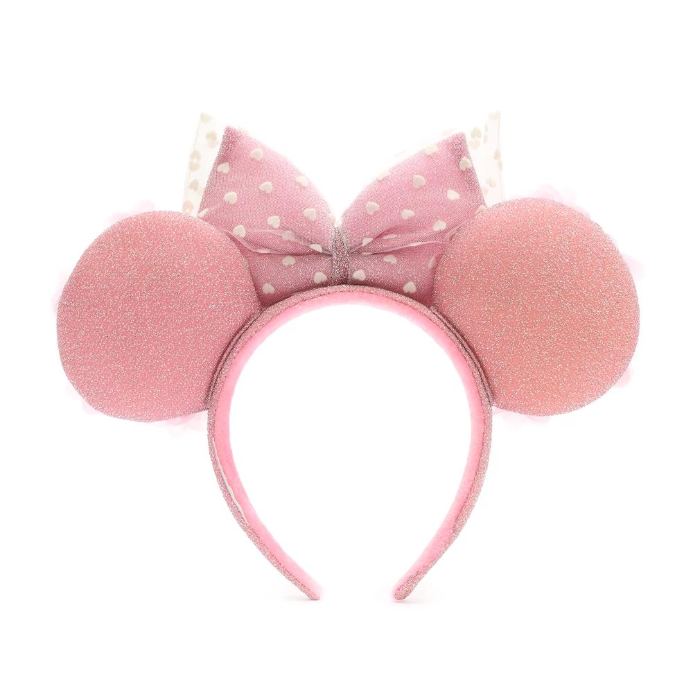 Disneyland Serre-tête à Oreilles De Minnie Avec Coeurs Et Fleurs Pour Adultes 5 Disneyland Serre-tête à Oreilles De Minnie Avec Coeurs Et Fleurs Pour Adultes – Image 3