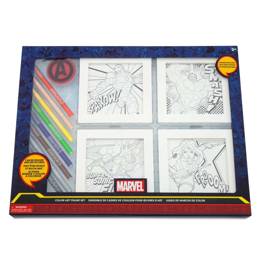 Disney Store Illustrations Encadrées à Colorier Marvel 4 Disney Store Illustrations Encadrées à Colorier Marvel – Image 2