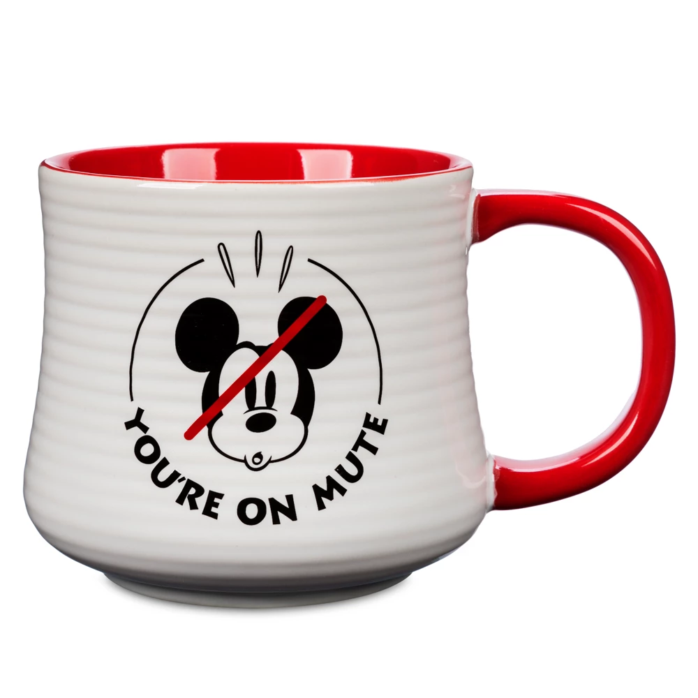 Disney Store Mug Mickey "YOU'RE ON MUTE" 3 Disney Store Mug Mickey "YOU'RE ON MUTE"