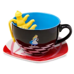 Disney Store Coffret Tasse, Soucoupe Et Infuseur Alice Au Pays Des Merveilles 10 Disney Store Coffret Tasse, Soucoupe Et Infuseur Alice Au Pays Des Merveilles -Disney 465043279552 2