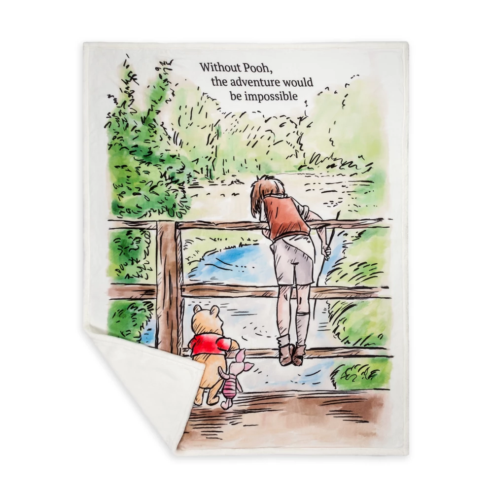 Disney Store Plaid Polaire Winnie L'Ourson Et Ses Amis 3 Disney Store Plaid Polaire Winnie L'Ourson Et Ses Amis