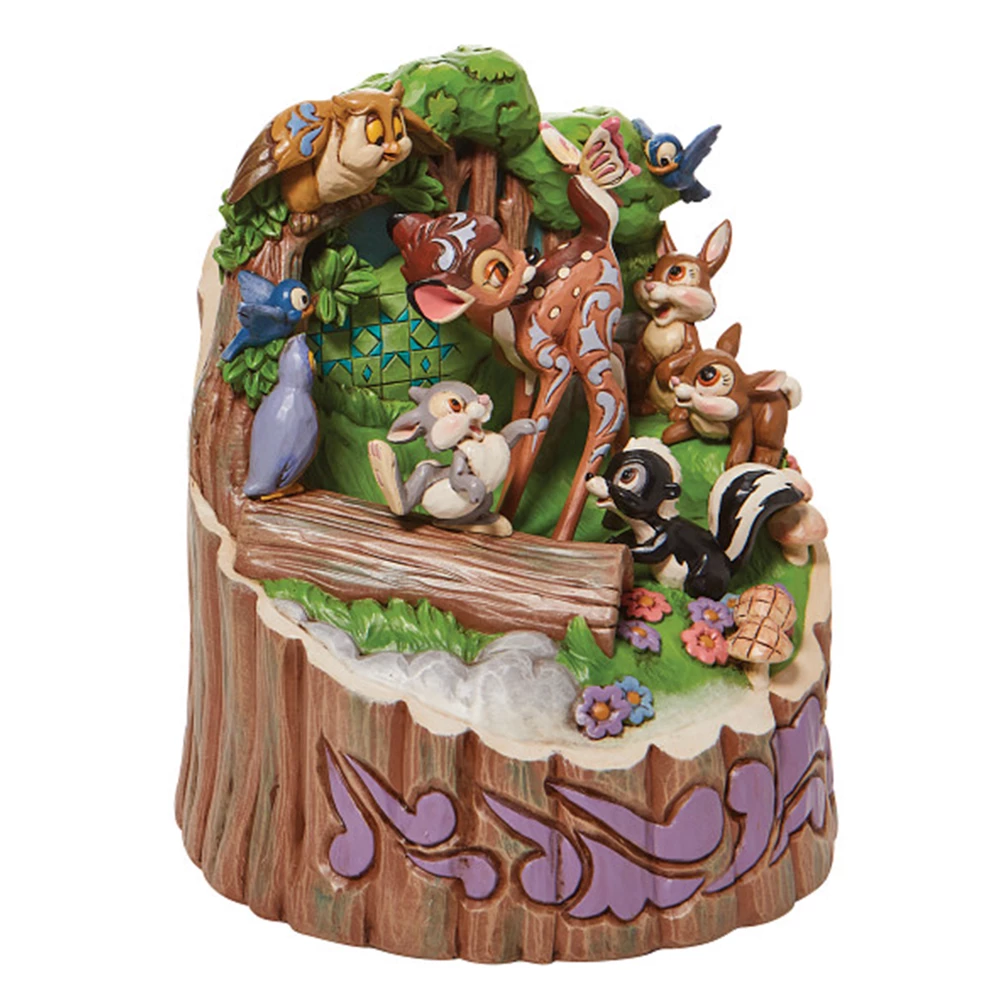 Enesco Figurine Bambi "Carved By Heart" 3 Enesco Figurine Bambi "Carved By Heart"