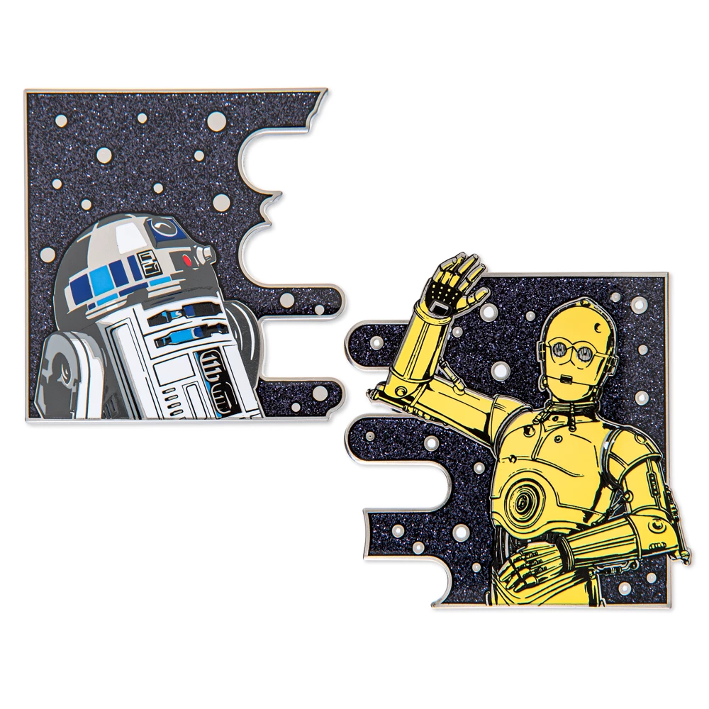 Disney One Family Pin's C-3PO Et R2-D2 "Amis Pour La Vie", Star Wars 3 Disney One Family Pin's C-3PO Et R2-D2 "Amis Pour La Vie", Star Wars