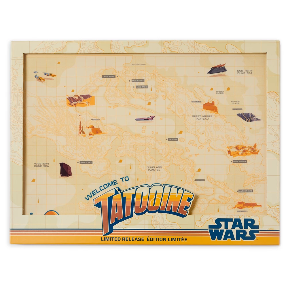 Disney Store Ensemble Carte Et Pin's Star Wars Planets Tatooine En édition Limitée 5 Disney Store Ensemble Carte Et Pin's Star Wars Planets Tatooine En édition Limitée – Image 3