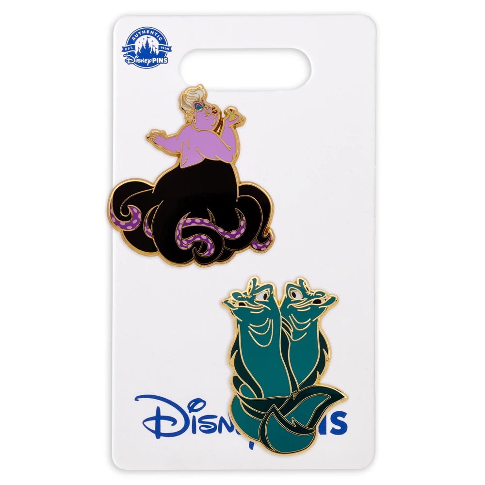 Disney Store Ensemble De Pin's Ursula, Flotsam Et Jetsam, La Petite Sirène 6 Disney Store Ensemble De Pin's Ursula, Flotsam Et Jetsam, La Petite Sirène – Image 4
