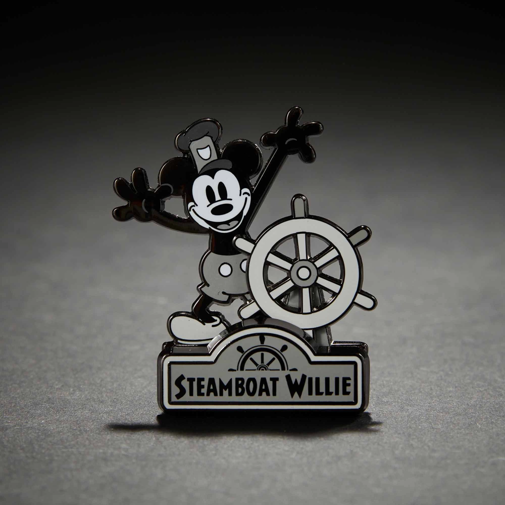 Disney Store Pin's Steamboat Willie En édition Limitée Disney100 Eras 4 Disney Store Pin's Steamboat Willie En édition Limitée Disney100 Eras – Image 2