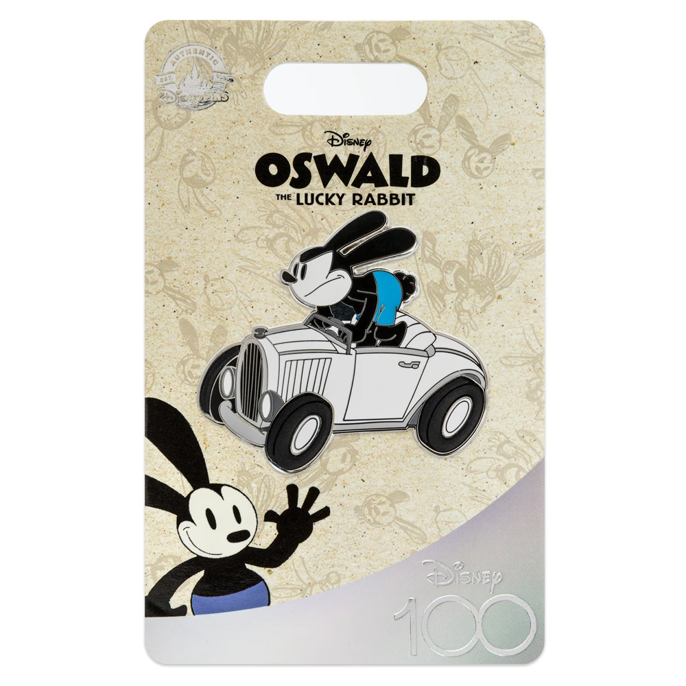 Pin's Oswald Le Lapin Chanceux En Voiture Disney100 4 Pin's Oswald Le Lapin Chanceux En Voiture Disney100 – Image 2