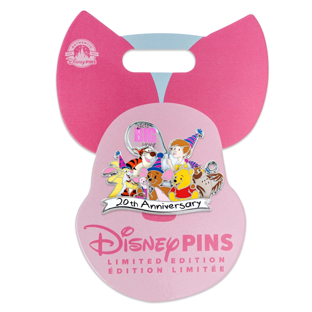 Disney Store Pin's Les Aventures De Porcinet En édition Limitée 20e anniversaire 4 Disney Store Pin's Les Aventures De Porcinet En édition Limitée 20e anniversaire – Image 2