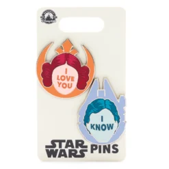 Disney Store Ensemble De Pin's Princesse Leia Et Han Solo, Star Wars 9 Disney Store Ensemble De Pin's Princesse Leia Et Han Solo, Star Wars -Disney 466043753769 3