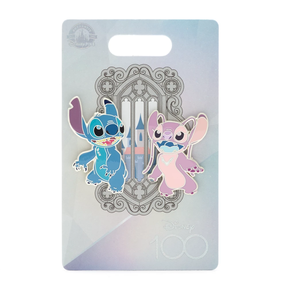 Ensemble De Pin's Stitch Et Angel Disney100 Eras, Lilo & Stitch 6 Ensemble De Pin's Stitch Et Angel Disney100 Eras, Lilo & Stitch – Image 4
