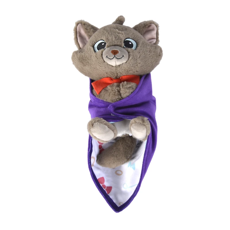 Disney Berlioz Le Chat Peluche Couverture Violet 25 Cm 4 Disney Berlioz Le Chat Peluche Couverture Violet 25 Cm – Image 2