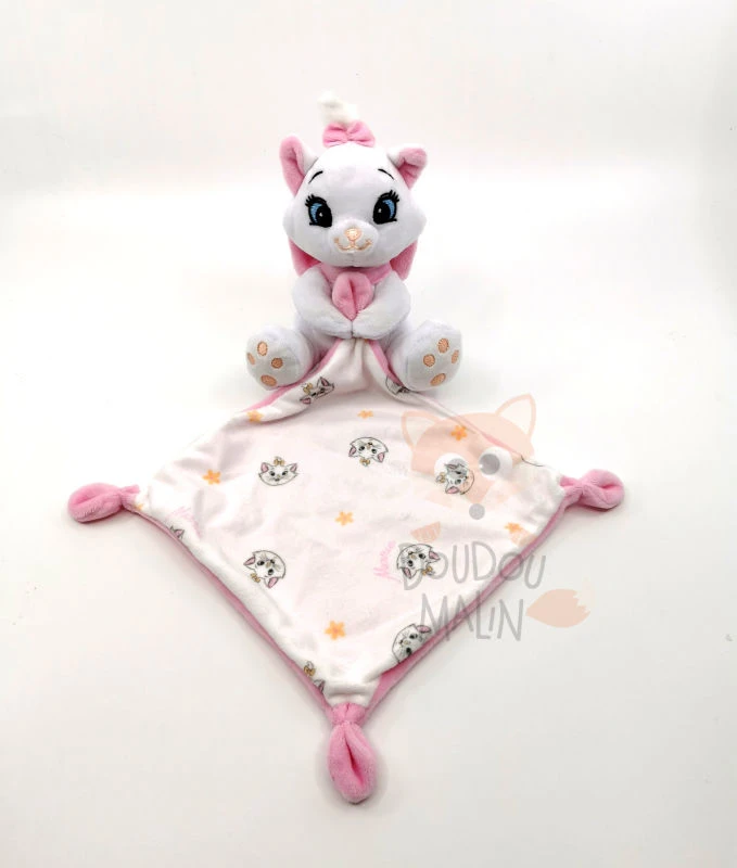 Disney - Marie Le Chat - Peluche Avec Doudou Rose Blanc 25 Cm 3 Disney - Marie Le Chat - Peluche Avec Doudou Rose Blanc 25 Cm
