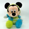 Disney - Mickey La Souris - Peluche Pyjama Capuche Vert Bleu 25 Cm