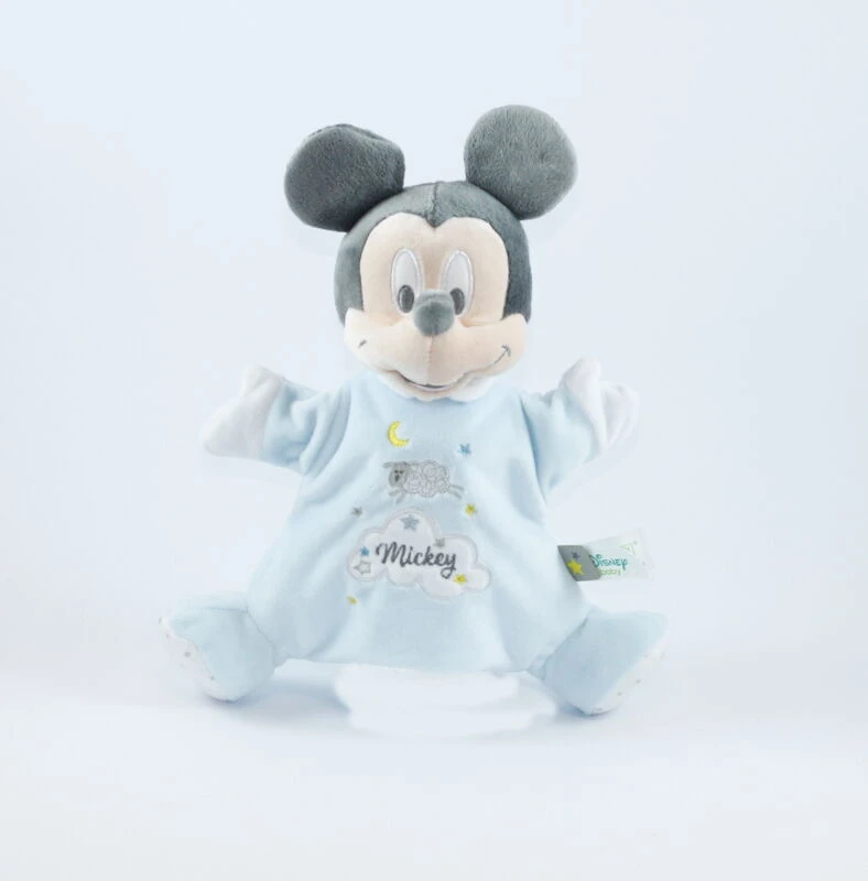 Disney Mickey La Souris Marionnette Bleu Blanc Mouton 3 Disney Mickey La Souris Marionnette Bleu Blanc Mouton