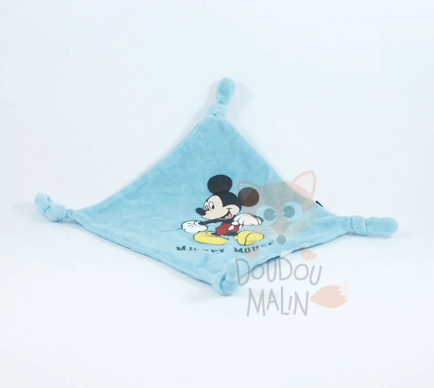 Disney Mickey La Souris Doudou Plat Bleu 3 Disney Mickey La Souris Doudou Plat Bleu