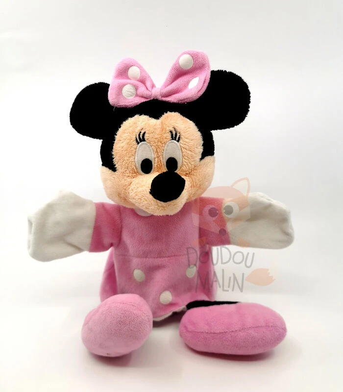Disney - Minnie La Souris - Marionnette Robe Rose Pois Blanc 25 Cm 3 Disney - Minnie La Souris - Marionnette Robe Rose Pois Blanc 25 Cm