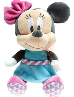 Disney Minnie La Souris Boîte à Musique Bleu Violet 25 Cm