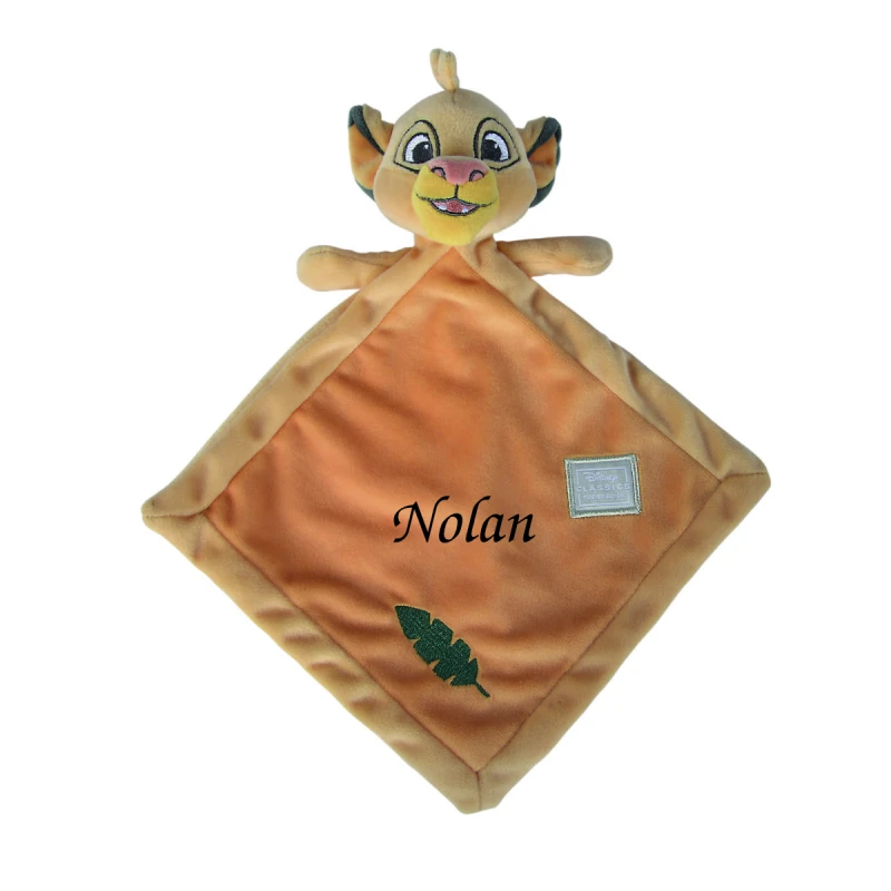 Disney - Simba Le Lion - Doudou Plat Jaune Feuille 25 Cm 3 Disney - Simba Le Lion - Doudou Plat Jaune Feuille 25 Cm