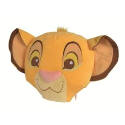 Disney Simba Le Lion Grand Coussin Tête Jaune 50 Cm